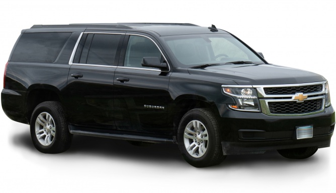 Luxury Full-size Black Chevy Suburban
